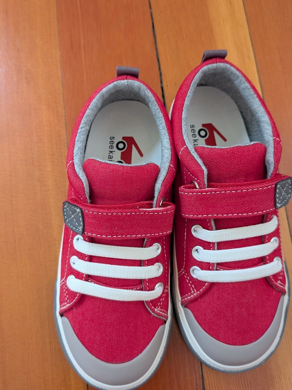 See Kai Run Kids Red Canvas Sneakers